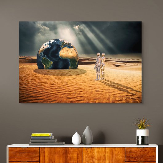 Somewhere Else – Facing the World Leinwanddruck