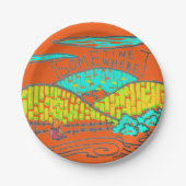 Somewhere / Sometime Dinner Plate Pappteller (Vorderseite)