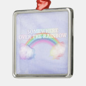 somewhere the over rainbow silbernes ornament (Links)