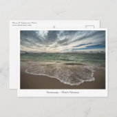 Sommaroy Beach Norwegen Postkarte (Vorne/Hinten)