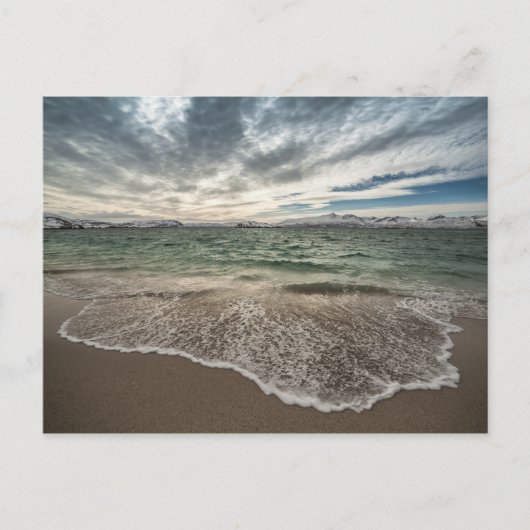 Sommaroy Beach Norwegen Postkarte (Vorderseite)