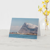 Sommaroy Island Norwegen Karte (Gelbe Blume)