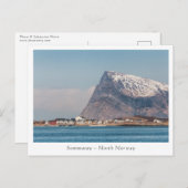 Sommaroy Norwegen Postkarte (Vorne/Hinten)
