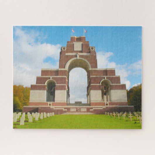 Somme Thiepval Memorial Frankreich Puzzle (Horizontal)