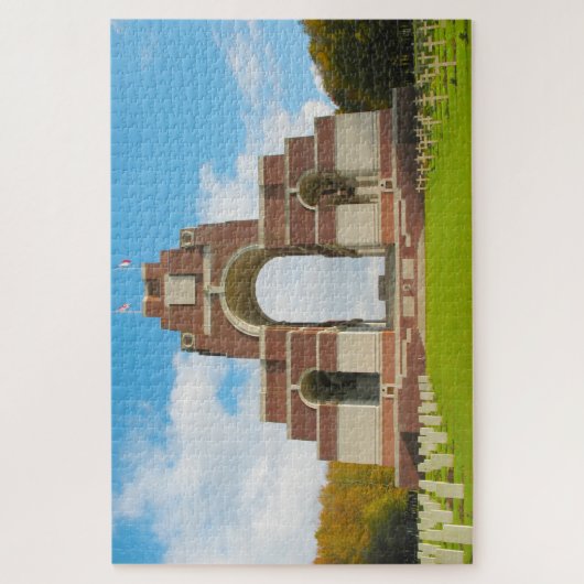 Somme Thiepval Memorial Frankreich Puzzle (Vertikal)