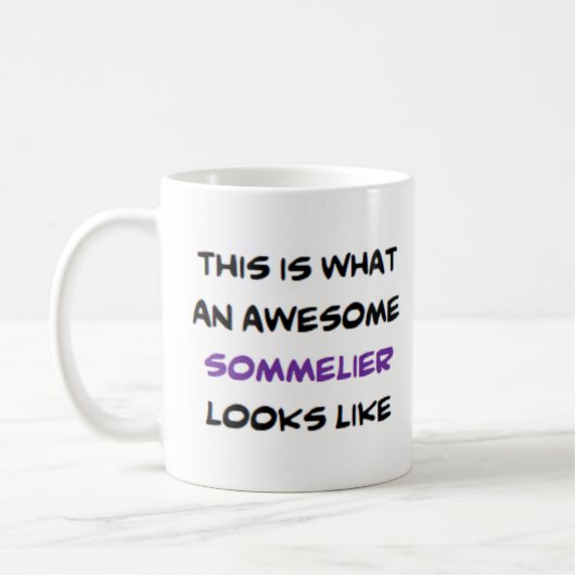 Sommelier, phantastisch kaffeetasse (Links)