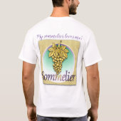 Sommelier Symbol M T-Shirt (Rückseite)