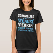 Sommelier T-Shirt (Vorderseite)