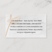 Sommelier Visitenkarte (Rückseite)