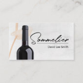 Sommelier Visitenkarte (Vorderseite)