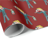 Sommelier-Weinverkostung Geschenkpapier (Rolleneckpunkt)