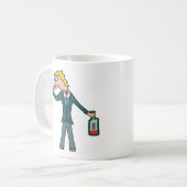 Sommelier-Weinverkostung Kaffeetasse (Vorderseite Links)