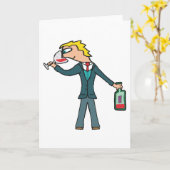 Sommelier Wine Tasting Karte (Gelbe Blume)