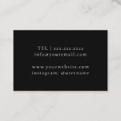 Sommelierwein-Experten-Visitenkarte Visitenkarte (Rückseite)