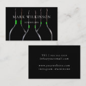 Sommelierwein-Experten-Visitenkarte Visitenkarte (Vorne/Hinten)