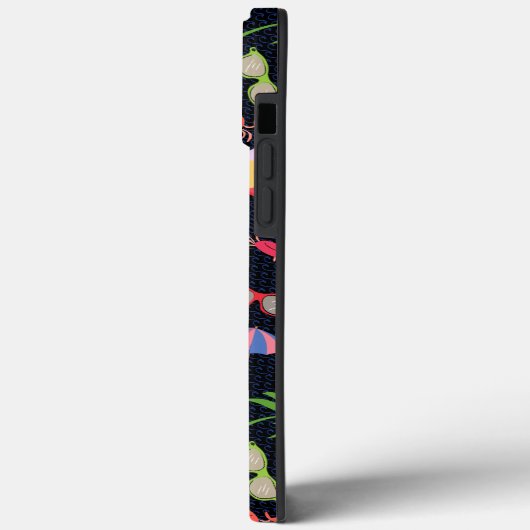 Sommer 01.b.Schwarze BG Case-Mate iPhone Hülle (Rückseite / Links)