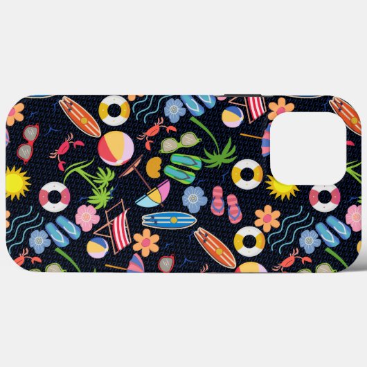 Sommer 01.b.Schwarze BG Case-Mate iPhone Hülle (Rückseite (Horizontal))