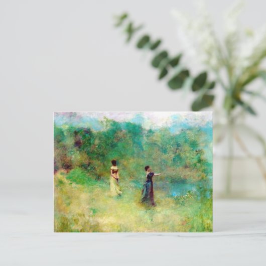 Sommer 1890 postkarte (Stehend Vorderseite)