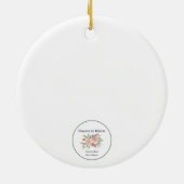 Sommer #1 - Blumenzierverzierung der Keramik Ornament (Hinten)