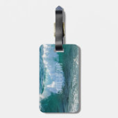 Sommer 2016 Phantastischer Wellenmeer Gepäckanhänger (Rückseite vertikal)