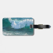 Sommer 2016 Phantastischer Wellenmeer Gepäckanhänger (Rückseite horizontal)