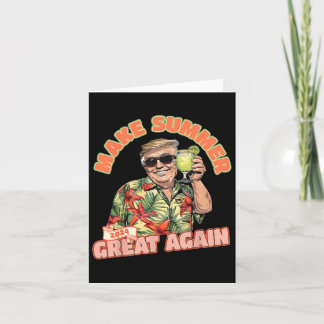 Sommer 2024 Wieder groß Donald Trump Urlaub Hawa Karte