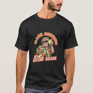 Sommer 2024 wieder großartig Donald Trump Urlaub m T-Shirt