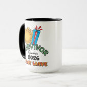 Sommer 26 Hitzewelle 15 oz Kaffeetasse (Vorderseite Links)