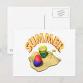 Sommer 3 postkarte (Vorne/Hinten)