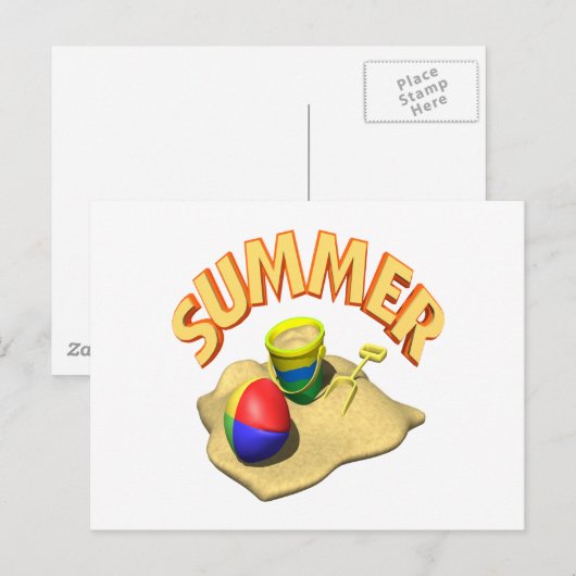 Sommer 3 postkarte (Vorne/Hinten)