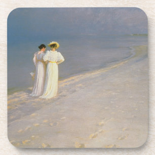 Sommer-Abend auf dem Skagen südlichen Strand Getränkeuntersetzer
