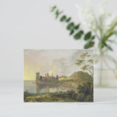 Sommer Abend (Burg Caernarvon) c.1764-65 (Öl) Postkarte (Stehend Vorderseite)