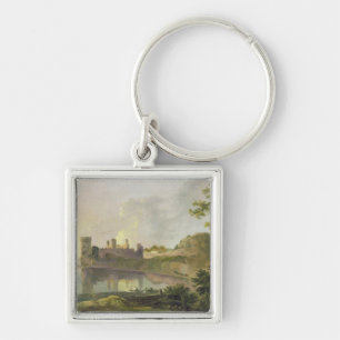Sommer-Abend (Caernarvon Schloss) c.1764-65 (Öl Schlüsselanhänger