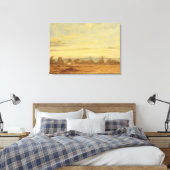 Sommer - Abend Landschaft (Öl auf Leinwand) Leinwanddruck (Insitu (Schlafzimmer))