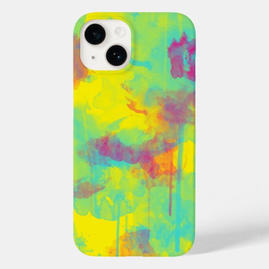 Sommer abstrakter Spaß Wasserfarbe Spritzer Case-Mate iPhone Hülle (Rückseite)