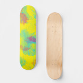 Sommer abstrakter Spaß Wasserfarbe Spritzer Skateboard (Vorderseite)