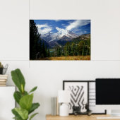 Sommer am Berg Rainier Poster (Heimbüro)