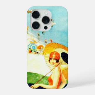 Sommer am Meer iPhone-Hülle im Vintage-Stil der 19 iPhone 15 Pro Hülle