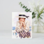 Sommer am Meer Postkarte (Stehend Vorderseite)