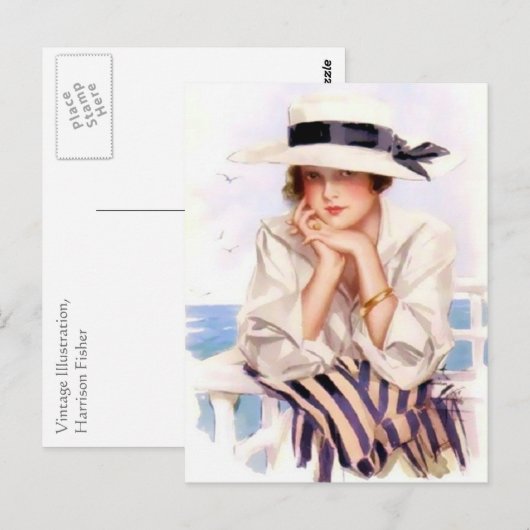 Sommer am Meer Postkarte (Vorne/Hinten)