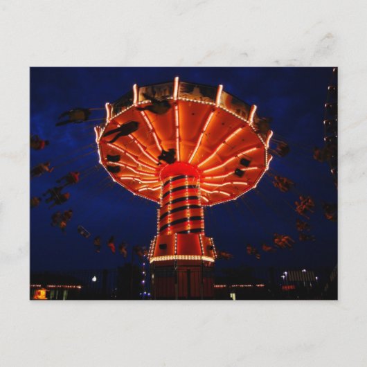 Sommer am Navy Pier Postkarte (Vorderseite)