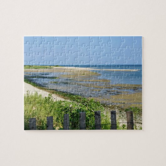 Sommer am Strand an der langen Sandküste der Insel Puzzle (Horizontal)