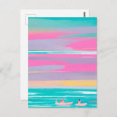 Sommer am Strand Postkarte (Vorne/Hinten)