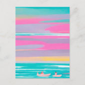 Sommer am Strand Postkarte (Vorderseite)