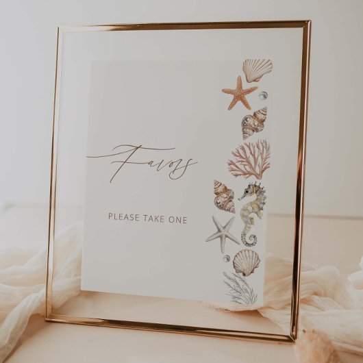 Sommer an der KüsteBridal-Duschfavoriten Poster