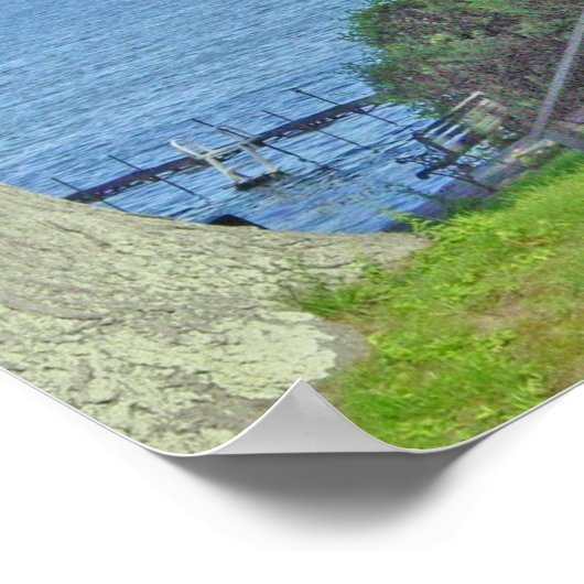 Sommer an der Sodus Bay Poster (Ecke)