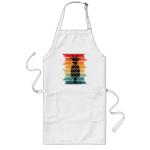 Sommer-Ananas-Eistropfen Lange Schürze