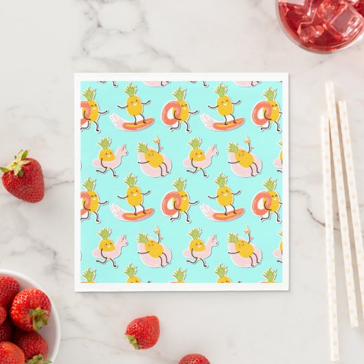 Sommer Ananas Fun Paper Napkin Serviette (Beispiel)