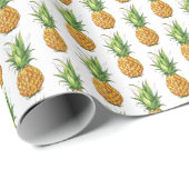 Sommer Ananas Muster, nahtlos Design. Geschenkpapier (Rolleneckpunkt)