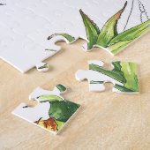 Sommer Ananas Muster, nahtlos Design. Puzzle (Seite)